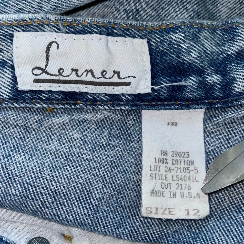 Vintage 80 Lerner high rise jean size 12 - Picture 7 of 13